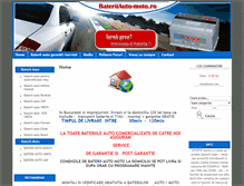 Tablet Screenshot of bateriiauto-moto.ro